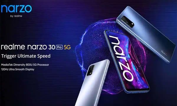 റിയൽമി നാർസോ 30 5ജി വില്പന ആരംഭിച്ചു; വില 15,999 രൂപ  
