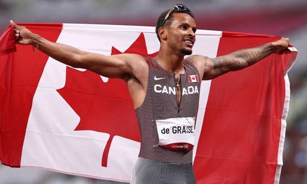 ടോക്കിയോ ഒളിംപിക്‌സ്: 200 മീറ്ററില്‍ സ്വര്‍ണമണിഞ്ഞ് കാനഡയുടെ ആന്ദ്ര ഡി ഗ്രാസ്