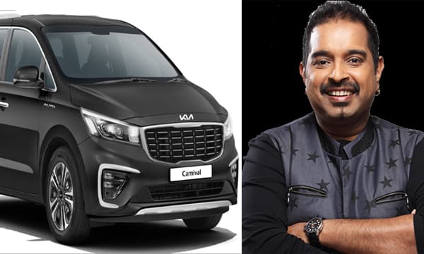 ശങ്കർ മഹാദേവന്റെ ഗാരേജിലേക്ക് കിയയുടെ പ്രീമിയം എംപിവി കാർണിവലും  