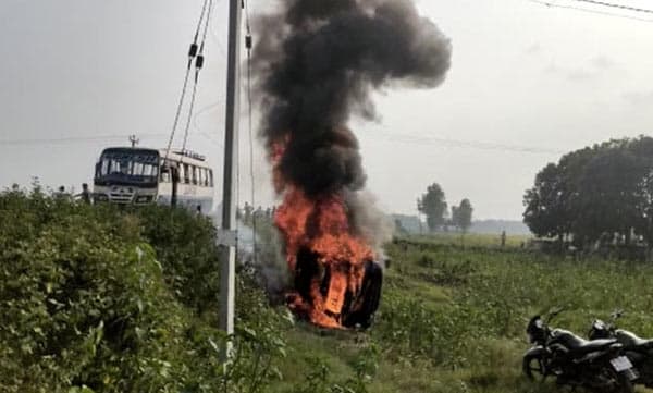 കര്‍ഷക പ്രതിഷേധത്തിലേക്ക് കേന്ദ്രമന്ത്രിയുടെ മകന്റെ വാഹനം ഇടിച്ചുകയറ്റി: രണ്ട് മരണം 