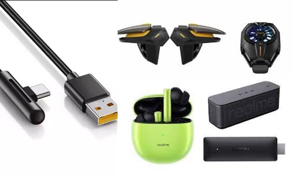 4Kസ്മാർട്ട് ഗൂഗിൾ ടിവി സ്റ്റിക്ക്, ബ്ലൂടൂത്ത് സ്പീക്കർ, ഗെയിമിംഗ് ആക്‌സസറികൾ പുറത്തിറക്കി റിയൽമി  