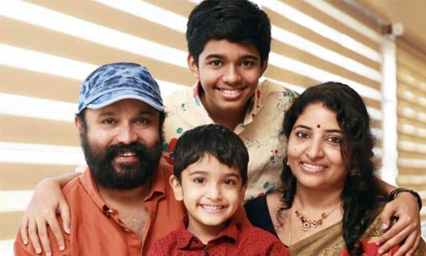 Sudheesh with Family