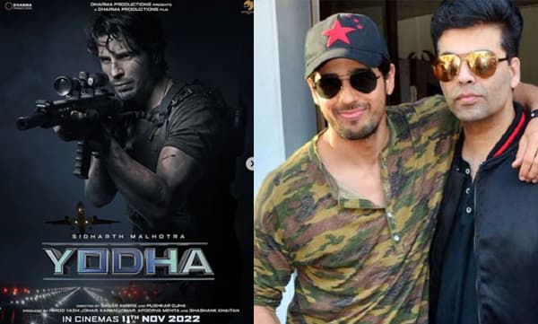 Karan Johar & Sidharth Malhothra 'yodha' movie poster