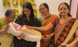 നാല് തലമുറ ഒരുമിച്ച് ഒരു ഫ്രെയിമില്‍, മുത്തശ്ശിമാര്‍ക്കും മുതുമുത്തശ്ശിയ്ക്കുമൊപ്പം സുദര്‍ശന- അമൂല്യ ചിത്രം പങ്കുവച്ച് സൗഭാഗ്യ