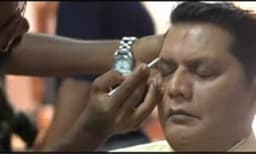 സിബിഐ 5 ന് ഒരുങ്ങുന്ന വിക്രം, ജഗതി ശ്രീകുമാര്‍ മേക്കപ്പിടുന്ന ചിത്രം പങ്കുവച്ച് അജു വര്‍ഗീസ്