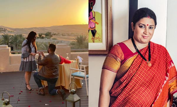 ഭ്രാന്തുള്ള അമ്മായിയമ്മയും അമ്മായിയച്ഛനും; മരുമകനെ കുടുംബത്തിലേക്ക് സ്വാഗതം ചെയ്ത് സ്മൃതി ഇറാനി