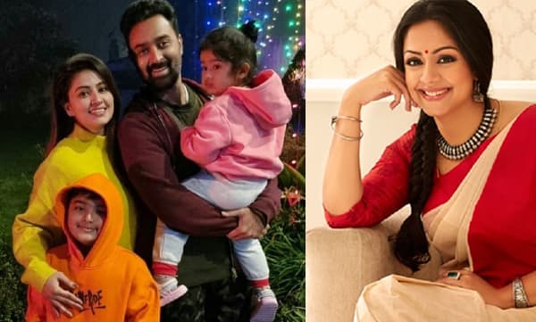 Sneha & Prasanna with kids and Jyothika (Image Source: Facebook)