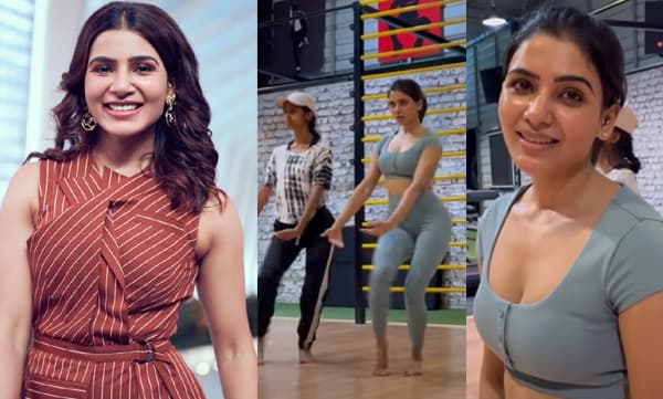 പുഷ്പയിലെ ഐറ്റം സോങ്ങിന് അനായാസം ചുവട്‌വെച്ച്‌  സാമന്ത; വീഡിയോ വൈറല്‍