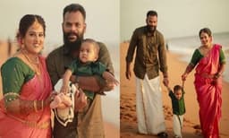 ജീവിതത്തിലേക്കുളള പുതിയ ചുവടുവെയ്പ്പ്; അനുപമയുടെയും അജിത്തിന്റെയും കൈപിടിച്ച് എയ്ഡന്‍