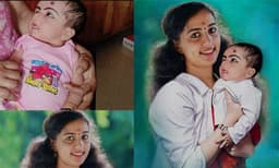 സഹോദര​ന്റെ കുഞ്ഞിനെ എടുത്ത് വിസ്മയ; കണ്ണു നിറയിച്ച് സോഷ്യല്‍ മീഡിയ
