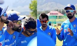 ക്യാപ്റ്റന്‍ രാഹുലിന്റെ നിര്‍ദേശങ്ങള്‍ ശ്രദ്ധയോടെ ശ്രവിച്ച് കോലി; ചിത്രം വൈറല്‍