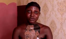 സ്വന്തം ശരീരമാണ് ഒനിയുടെ കാൻവാസ്, ചായം പൂശാൻ ഐലൈനറും ഫൗണ്ടേഷനും മേക്അപ് വസ്തുക്കളും