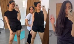 അഹാനയ്ക്കൊപ്പം വർക്കൗട്ട് ചെയ്ത് അമ്മ സിന്ധു; ചിത്രങ്ങൾ