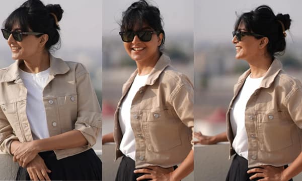 Manju Warrier in Stylish look (Image Source: Facebook)