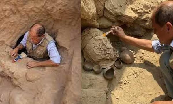 പേടിച്ചരണ്ട നിലയിൽ 1200 വർഷം പഴക്കമുള്ള മൃതദേഹാവശിഷ്ടം; ബലികഴിപ്പിച്ചത് മമ്മിക്ക് അകമ്പടി സേവിക്കാൻ