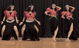 അറബിക് കുത്ത് സോങ്ങിനൊപ്പം ചുവടുവെച്ച് കൃഷ്ണപ്രഭ