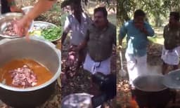 ഷൂട്ടിങ് ഇടവേളയിൽ പാചകവുമായി താരങ്ങള്‍