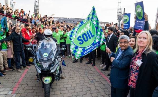 Sadhguru Begins 30,000 km Ride From UK To India On BMW K1600 GT 
