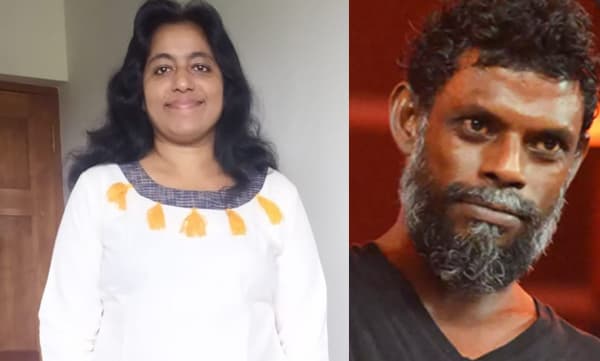 KK Shahina against actor Vinayakan