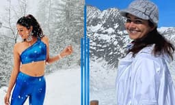 മഞ്ഞുവീഴ്ചയും സുന്ദര കാഴ്ചകളും; അവധിക്കാലം ആഘോഷമാക്കി പൂജ ബത്ര