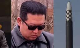 ജാക്കറ്റും സണ്‍ഗ്ലാസും ധരിച്ച് ‘മസായി’ കിം ജോങ് ഉന്‍; ഹോളിവുഡ് സ്‌റ്റൈലില്‍ ഹ്വാസോങ് മിസൈല്‍ ലോഞ്ച്