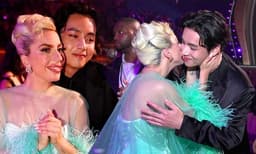 ബിടിഎസിന്റെ വിയെ കെട്ടിപ്പിടിച്ച് ചുംബിച്ച് ലേഡി ഗാഗ; ചിത്രങ്ങൾ പുറത്ത്