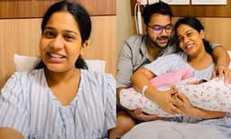 കുഞ്ഞ് ജനിച്ചതിന്റെ വിശേഷങ്ങള്‍ പങ്കുവെച്ച് ആതിര മാധവ്; വീഡിയോ