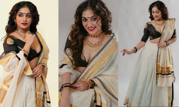 Arya's vishu special dhavani Photoshoot (Image Source: Instagram)