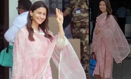 പിങ്ക് സ്യൂട്ടിൽ സുന്ദരിയായി ആലിയ; വിവാഹശേഷമുള്ള ആദ്യ ചിത്രം പുറത്ത്
