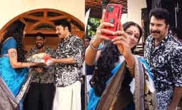 ‘നാഗവല്ലി സേതുരാമയ്യരെ സന്ദർശിച്ചപ്പോൾ’; വീഡിയോയും കുറിപ്പും പങ്കുവെച്ച് മമ്മൂക്ക