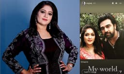 ‘എന്റെ ലോകം’ ചിരഞ്ജീവി സര്‍ജയ്ക്കൊപ്പമുള്ള ചിത്രം പങ്കുവച്ച് മേഘ്നരാജ്