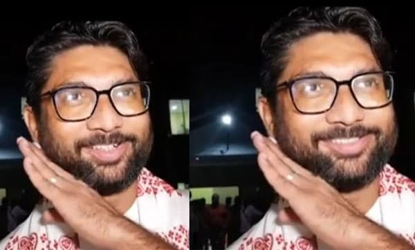 ‘തലകുനിക്കില്ല’; സ്ത്രീയെ ഉപയോഗിച്ചുള്ള കേസ് ഭീരുത്വം; വീണ്ടും 'പുഷ്പ' സ്റ്റൈലുമായി ജിഗ്നേഷ്