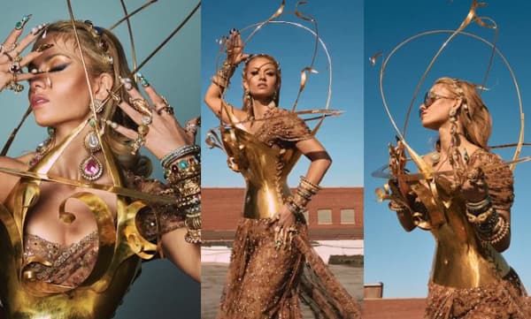 മെറ്റ് ഗാല 2022; സബ്യസാചി സാരിയിൽ തിളങ്ങി നടാഷ പൂനവാല;