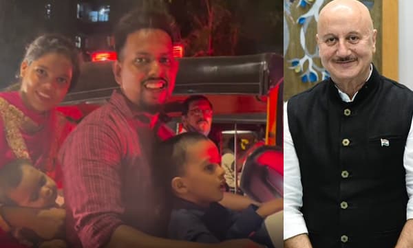 Anupam Kher shares video from his encounter with 'sweet’ family (Image Source: Instagram)