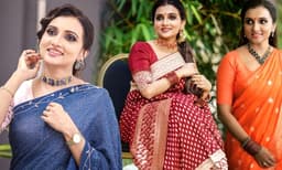 മ‍ഞ്ജരിക്ക് സാരിയോടു അടങ്ങാത്ത പ്രേമം; പുത്തൻ ചിത്രങ്ങള്‍ പങ്കുവെച്ച് ഗായിക