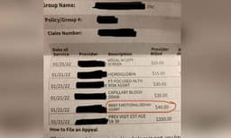 രോഗി കരഞ്ഞു; ബില്ല് വന്നപ്പോള്‍ 3100 രൂപ 'കരച്ചില്‍ ചാർജ്'