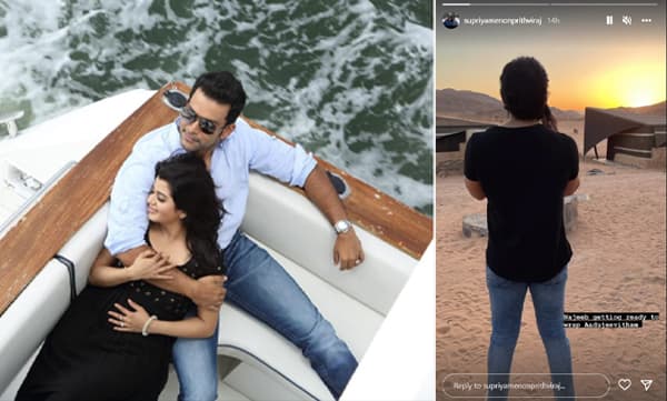 Supriya menon shares wrapping of aadujeevitham (Image Source: Instagram)
