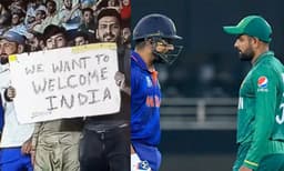 പാക്കിസ്ഥാനും വെസ്റ്റ് ഇന്‍ഡീസും തമ്മില്‍ മത്സരം; ഗാലറിയില്‍ ഇന്ത്യക്കായി പാക്ക് ആരാധകന്‍