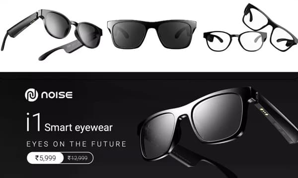 ഒറ്റ ചാര്‍ജില്‍ ഒന്‍പത് മണിക്കൂര്‍ ബാറ്ററി ലൈഫുമായി നോയ്സ് സ്മാര്‍ട് ഗ്ലാസുകള്‍  