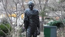 Mahatma Gandhi's statue desecrated at Hindu temple in Canada