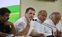 Rahul Gandhi, other Congress leaders detained for staging dharna outside Parliament