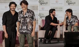 സീതാരാമം വിജയാഘോഷത്തില്‍ ദുല്‍ഖറിനൊപ്പം നാഗാര്‍ജുനയും