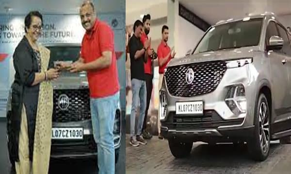 എംജി ഹെക്ടര് പ്ലസ് എസ്യുവി സ്വന്തമാക്കി മല്ലിക സുകുമാരന്