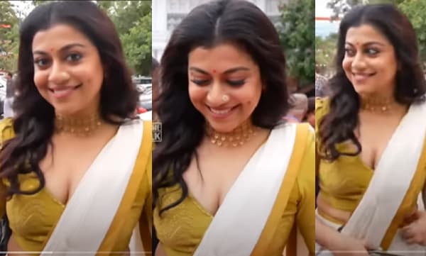 സെറ്റ് സാരിയില്‍ ഗ്ലാമര്‍ ലുക്കില്‍ തിളങ്ങി ശ്രുതി രാമചന്ദ്രന്‍