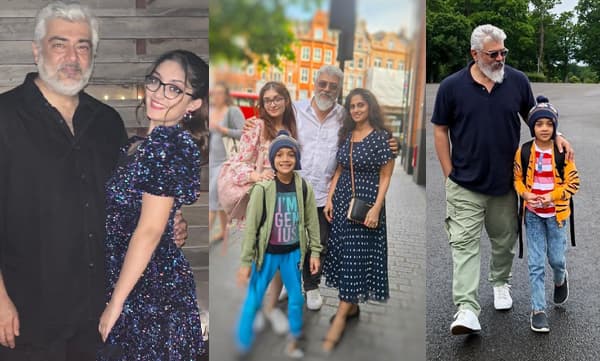 Ajith and family (Image Source: Instagram)