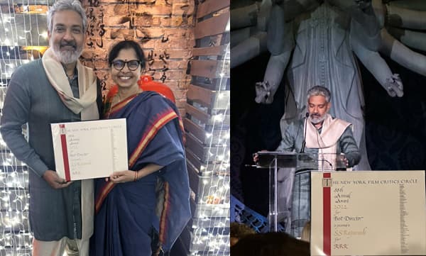 SS Rajamouli receives  his first International Award (Image Source: Twitter)