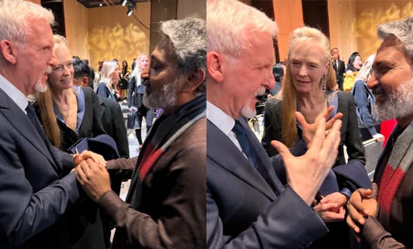 Rajmouli meets James Cameron (Image Source: Twiiter)