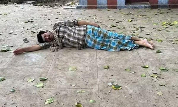 മമ്മൂട്ടിയുടെ ലൊക്കേഷനിലെ മയക്കം ; ഫോട്ടോ വൈറലാകുന്നു