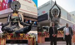 250 ഡെസ്‌ക്‌ടോപ്,  200 മദര്‍ബോര്‍ഡുകള്‍, 9000 സ്‌ക്രൂകള്‍; ഇ-മാലിന്യം കൊണ്ട് നിര്‍മ്മിച്ച കൂറ്റന്‍ പ്രതിമ 