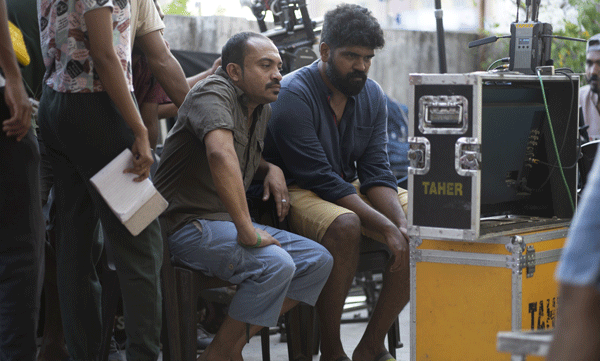Director Jithu Madhavan with Saubin shahir